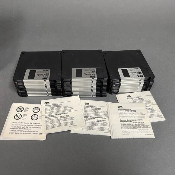 3M Formatted High Density DS, HD Disks Diskettes IBM Formatted Lot of 40 - Picture 5 of 6